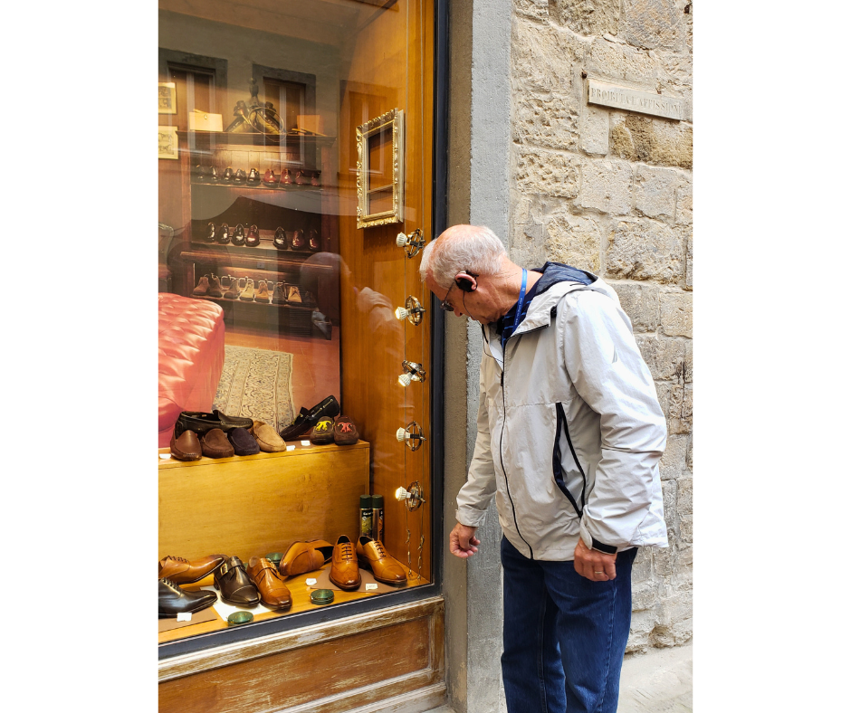 Leather shoe shop