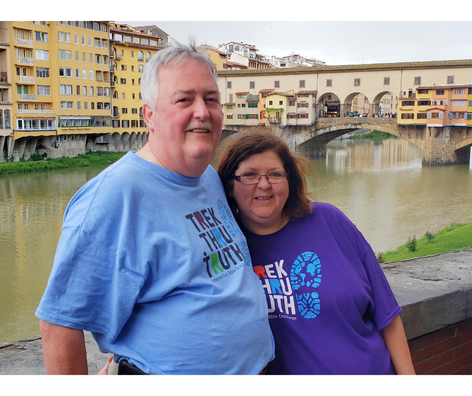 Me and Mike by the Ponte Vecchio.