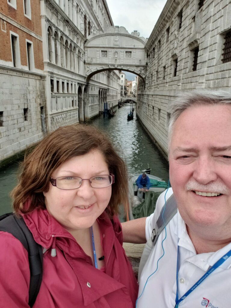 Me and Mike at the Bridge of Sighs