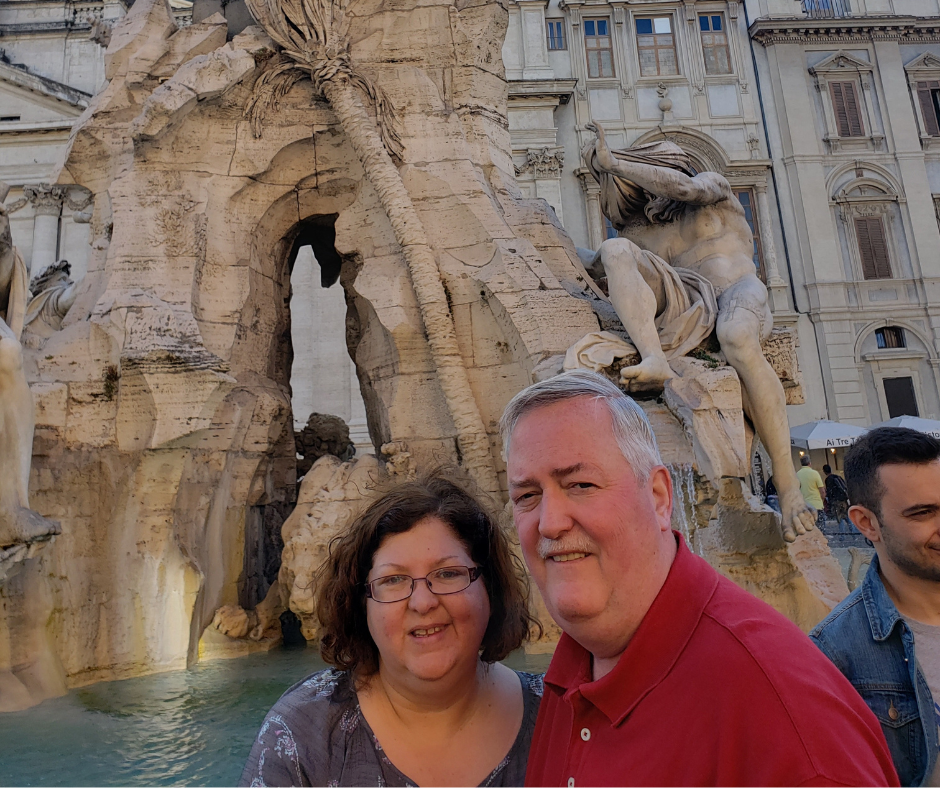 Me and Mike at Piazza Navona